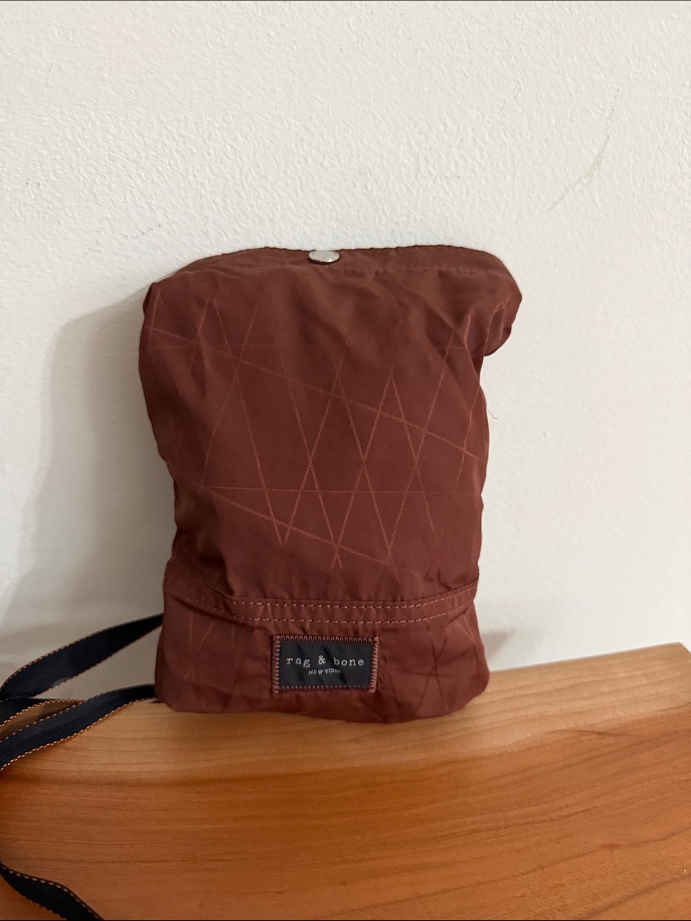 rag & bone Rust Brown Nylon Belt Bag